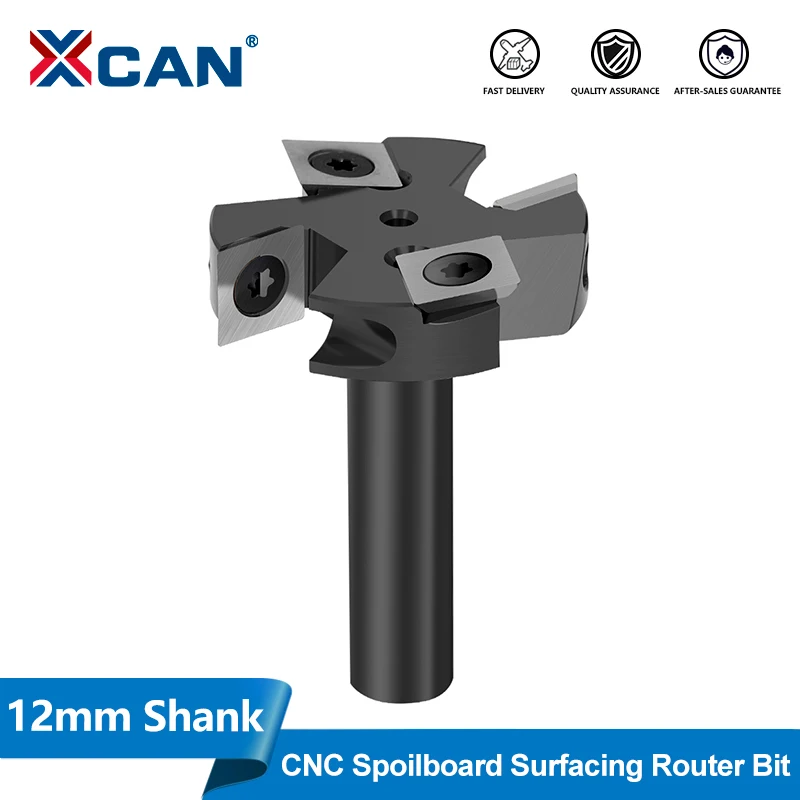 

Фреза XCAN для ЧПУ станков, 1 шт., хвостовик 12 мм, для обработки кромки, диаметр резания 45 мм, 4-зубчатая торцевая фреза для дерева
