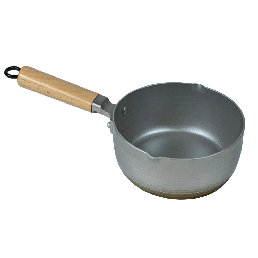 

Non-Stick Baby Food Pot Cooking Milk Stew Pan Double Outlet Anti-Scald Handle for Gas Induction Electric Stove Container