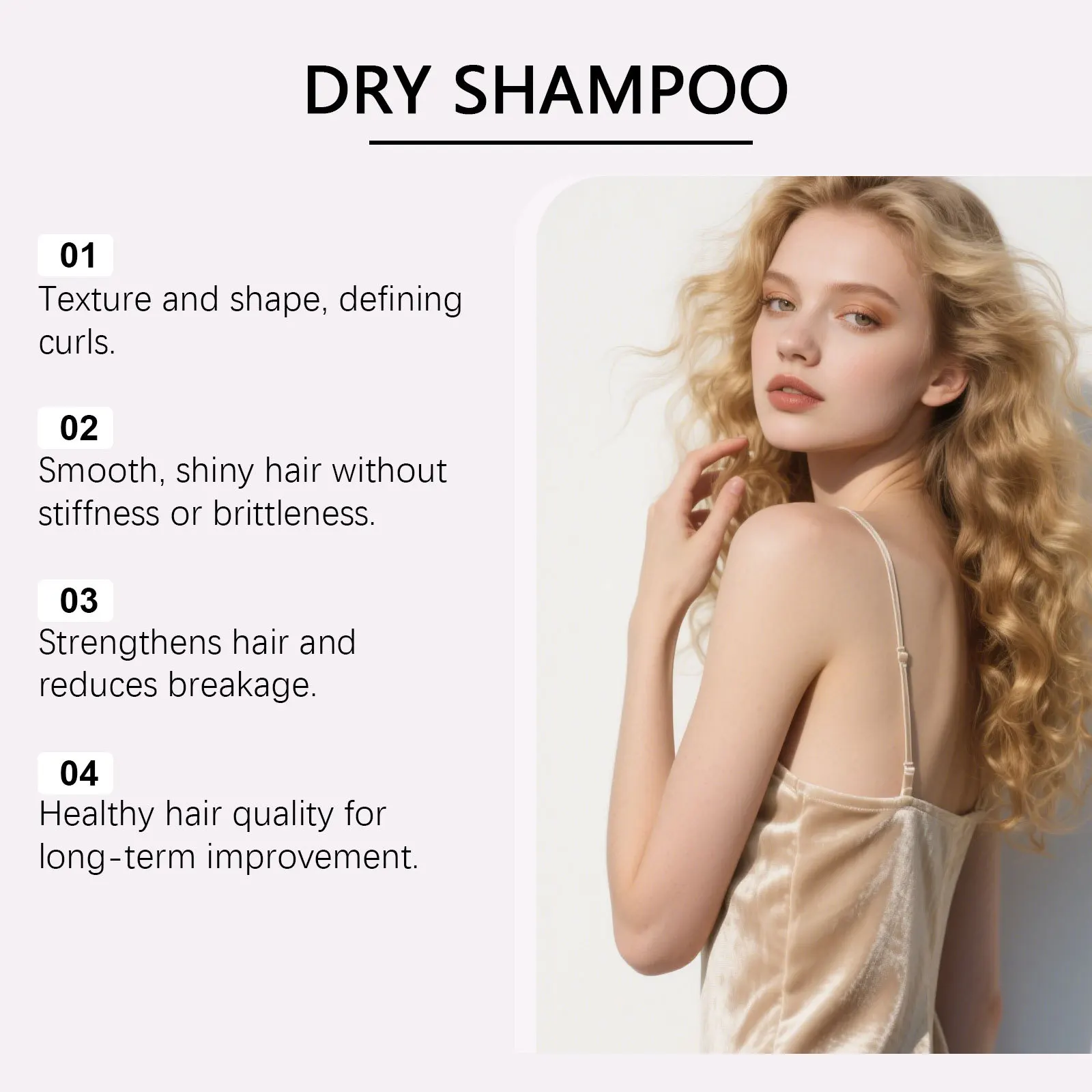 Portable Dry Shampoo Fast Oil Control Lifting Fluffy Hair Root No Rinse Instant Cleaning Travel Friendly Easy Use Dry Hair Spray