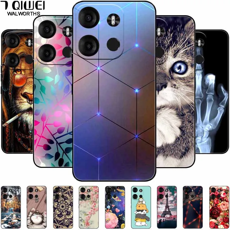 For Tecno Spark Go 2023 Case TPU Fashion Lovely Silicone Back Cover For Tecno Pop 7 Pro BF7 Funda Shockproof Pop7pro 7Pro Capa