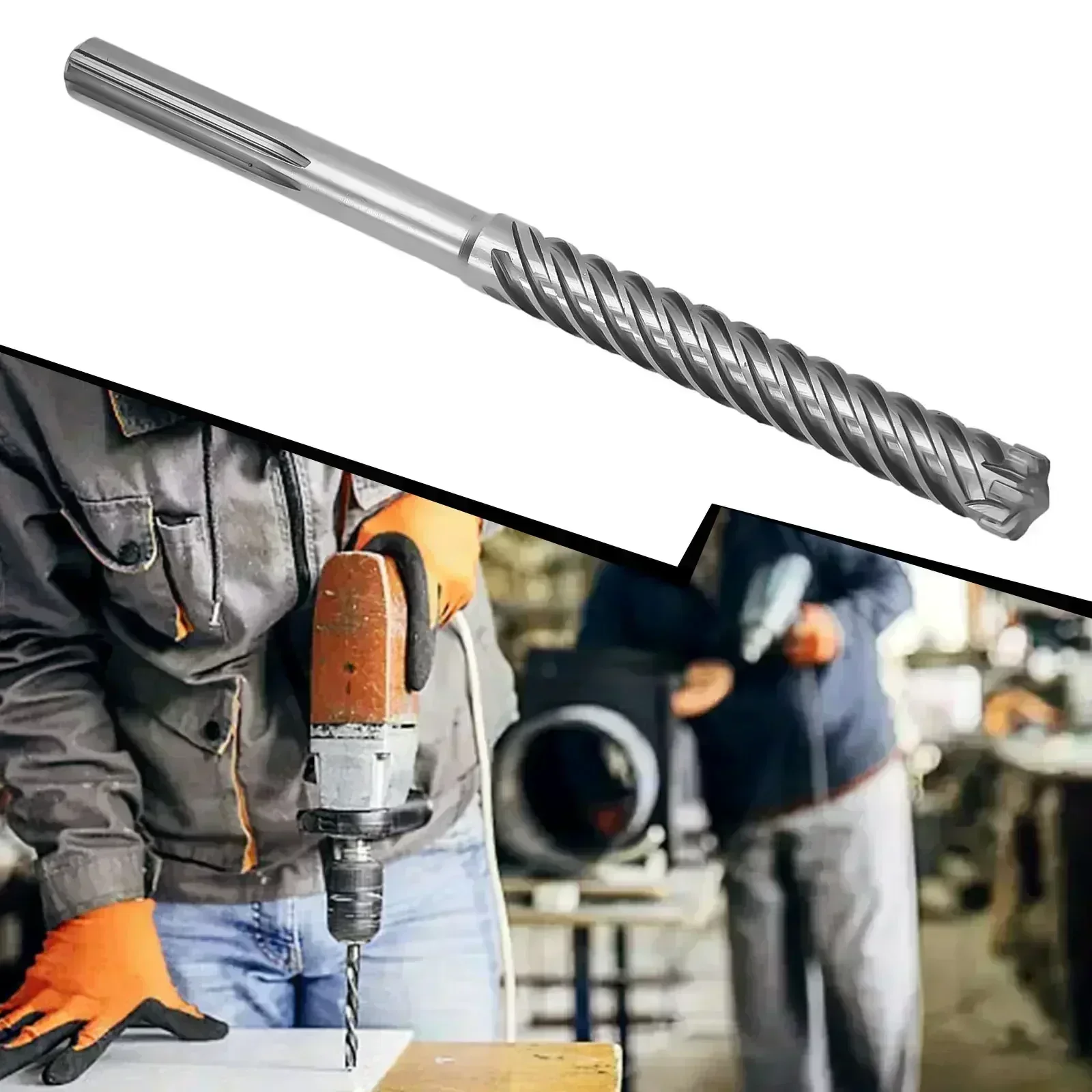 

Drill Bits Meant to Be Used with an Hammer with a Total Length of 280 mm Perfectly Suitable for Home Renovations