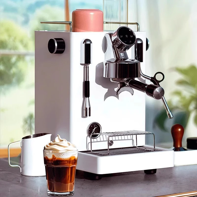 

Commercial Household Espresso Coffee Machine Dual Pump& Triple Heating Module 15 Bar PID Precise Temperature Control Coffee Make