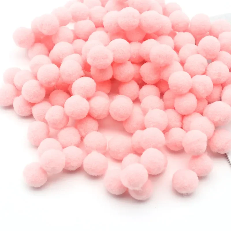 50g Multi-size Pompoms 8 Mm 10 Mm 15 Mm 20 Mm 25 Mm 30 Mm Fluffy Soft Plush Crafts DIY Home Decoration Scarf Sewing Supplies