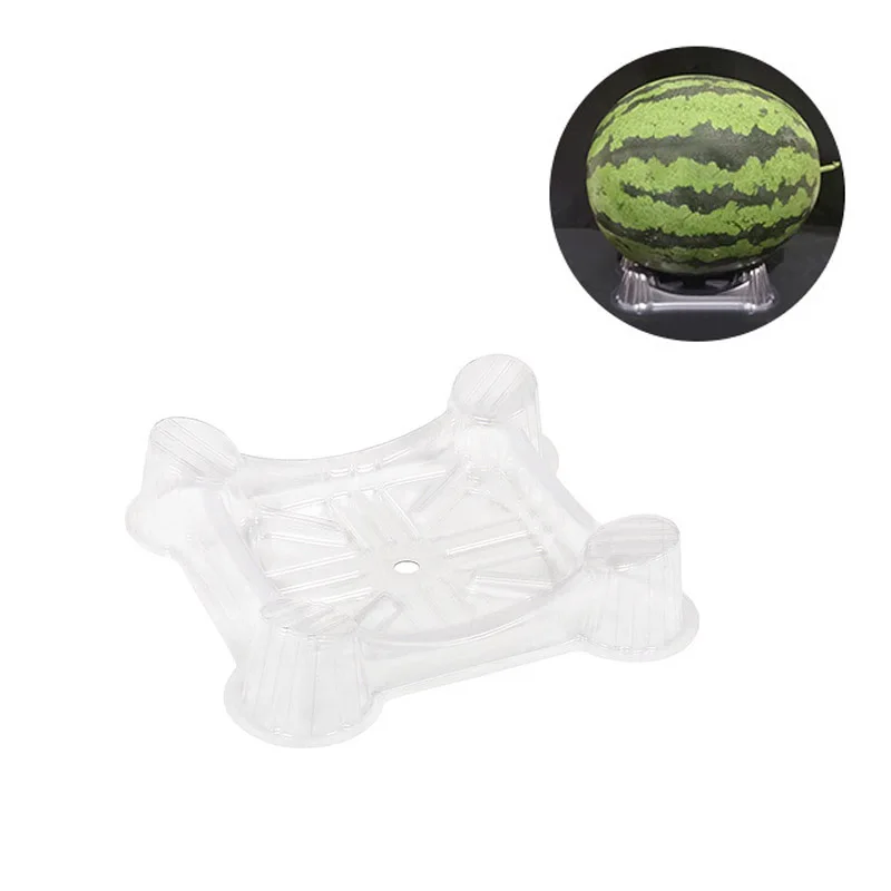 100pcs Plastic Watermelon Stand Fruit Stand Support Basket Frame Vegetables Plant Tray Rack Melon Pumpkin Protective Holder