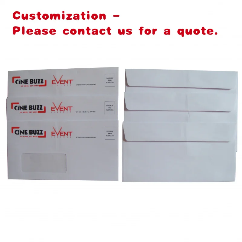 

изготовленный на заказ бумажный конверт с принтом на заказ и окошком