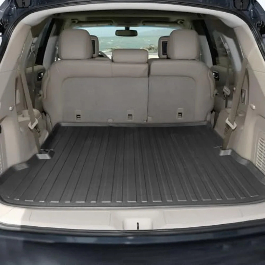 

Premium Cargo Liner for Nissan Pathfinder 2013 2020-100% Protection - Custom Fit Car Trunk Mat - All-Season Cargo Mat - 3D Shap