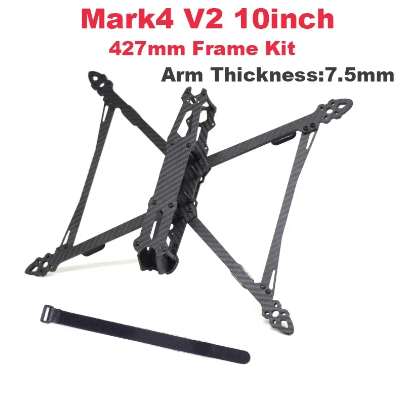 Mark4 V2 Mark 4 8inch 367mm / 9inch 387mm/10inch 427mm FPV Frame Kit 3K Full Carbon Fiber TrueX for FPV Camera Kit Done