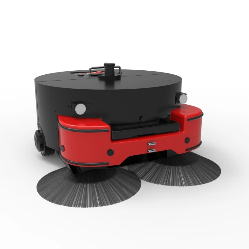 مكنسة كهربائية روبوتية صناعية شديدة التحمل، منظف أرضيات المستودعات #4
