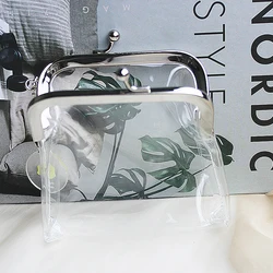 1pc Transparent Zero Wallet 4-inch Bank Card Bag Key Wallet Coin Gift Bag