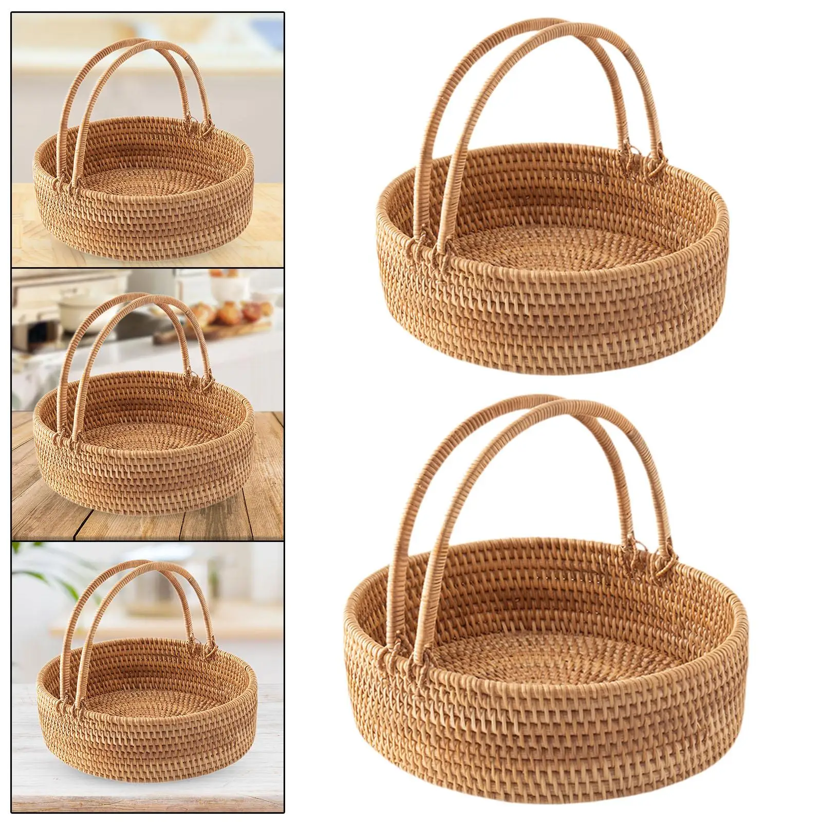 Picnic Basket Multipurpose Flower Baskets for Candy Decoration Gathering