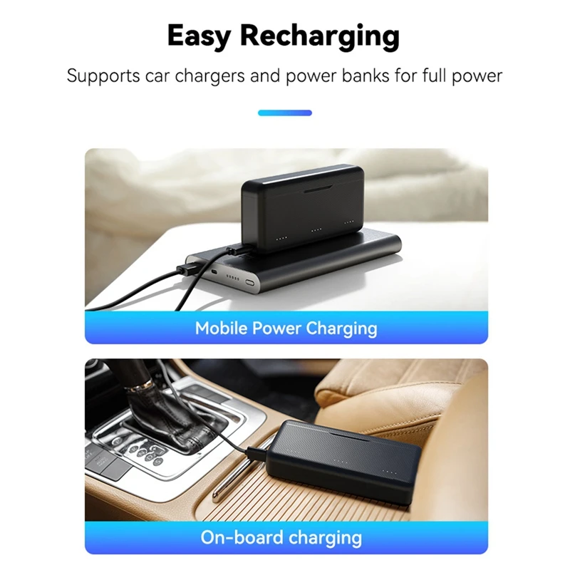 Cargador de batería de cámara de carga rápida tipo C con almacenamiento de tarjeta 2XTF para cargador de cámara de acción DJI OSMO Action 4/3