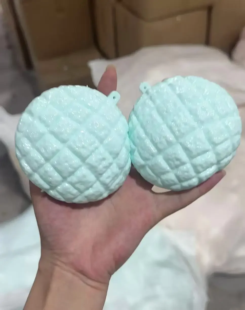 Lebensmittelförmiger Stressball Ananas-Brötchen Quetschspielzeug Formbarer Hüpfball ASMR Sensorisches Anti-Stress Fidget-Spielzeug Quetschspielzeug – Detail 2