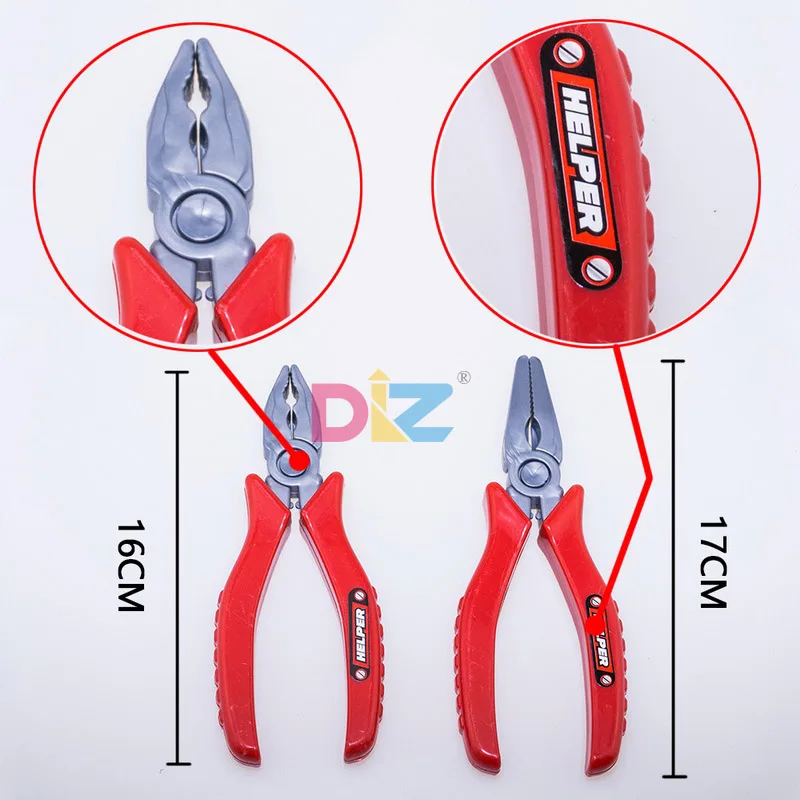 Zestaw narzędzie dla dzieci zabawka do zabawy 15 szt. Zestawy narzędzi naprawczych dzieci symulacja szczypiec do siekiery plastikowa zabawka dla chłopców gra do gry wewnątrz