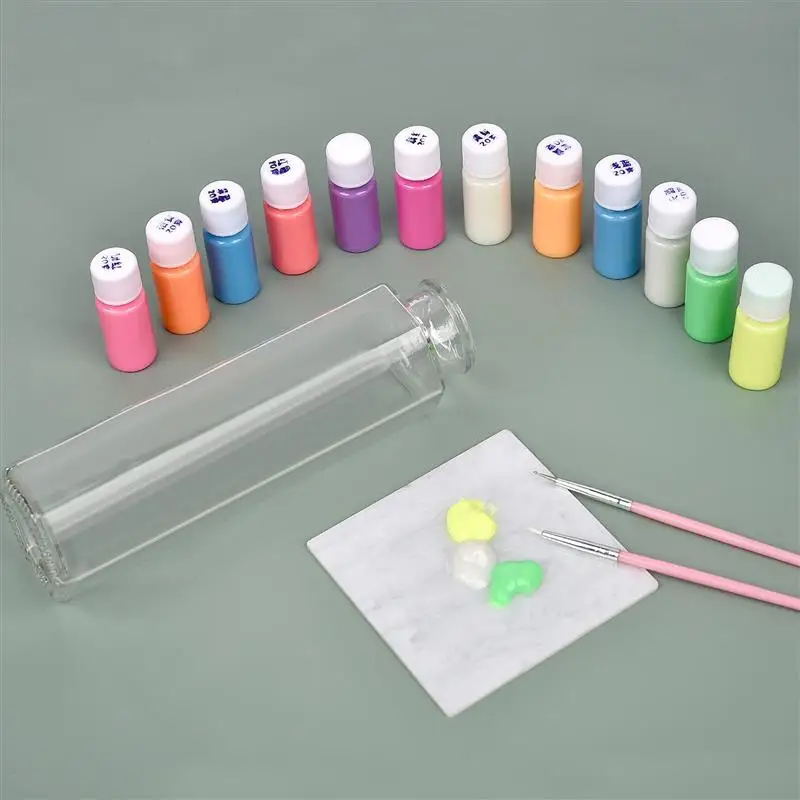 20g/Bottle Fluorescent Pigment Luminous Paint Epoxy Resin Pigment Glow In Dark Acrylic Paints Halloween DIY Party Resin Supplies