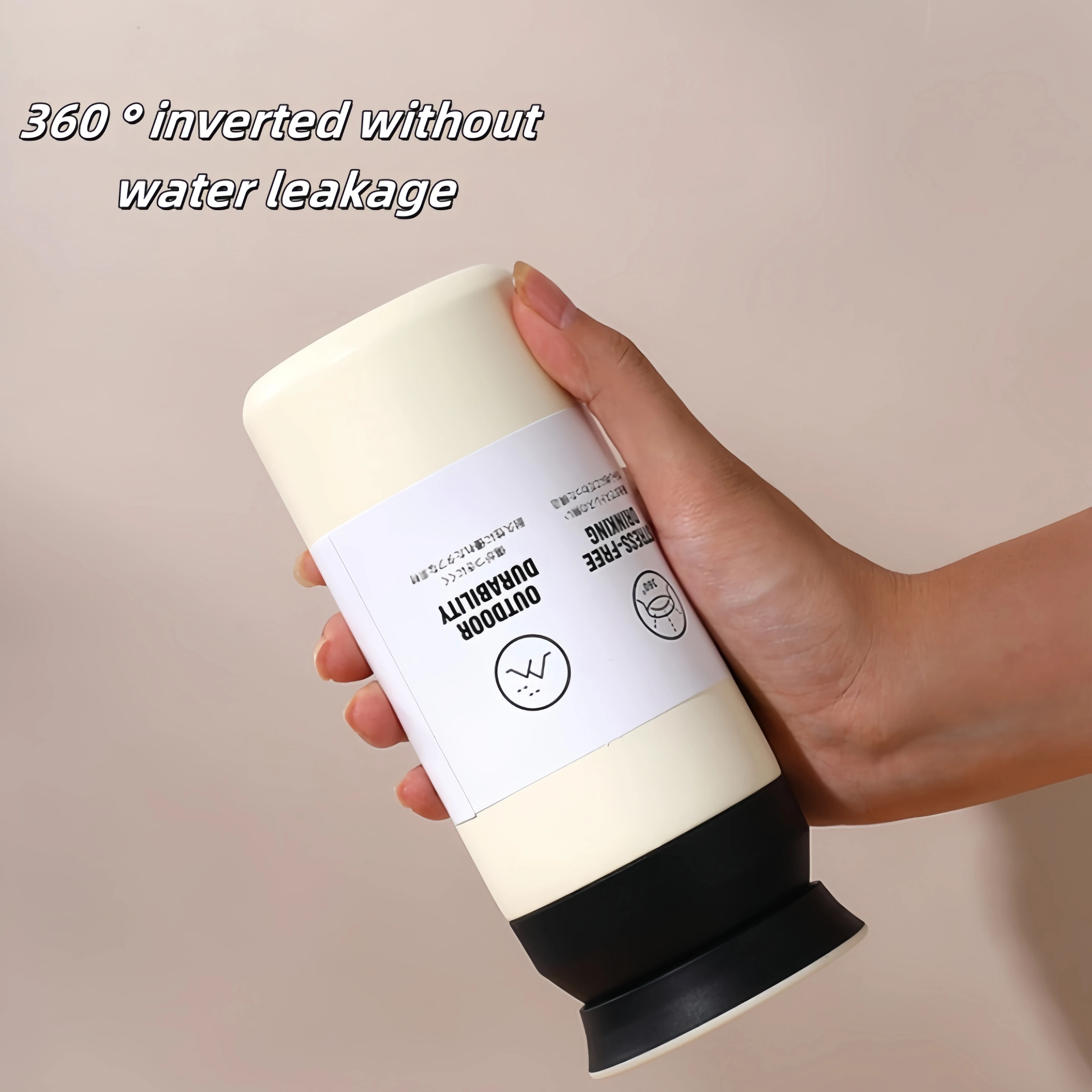 كوب ترمس بسعة كبيرة 350 مللي كوب ترمس من الفولاذ المقاوم للصدأ كوب قهوة حراري قارورة مفرغة معزولة زجاجة ماء ساخن خالية من مادة BPA