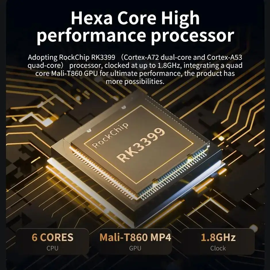 Liontron Commercial IOT Motherboard ARM Hexa Core Embedded Linux Android Development Placa de computador única para caixa registradora