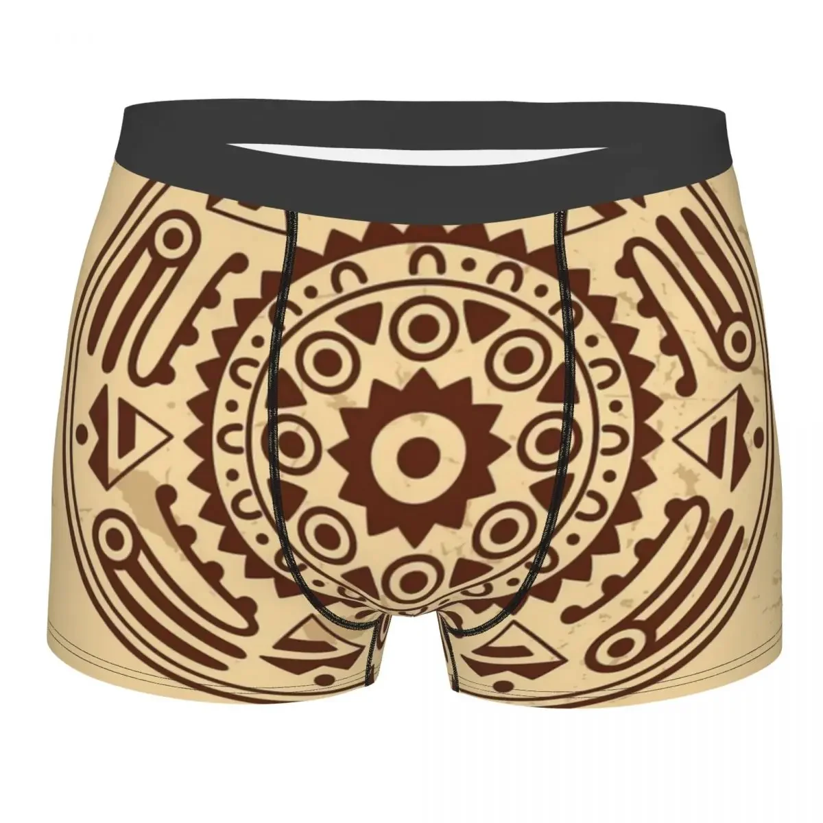 Tribal Ornament Illustration Underpants Breathbale Panties Male Underwear Print Shorts Boxer Briefs