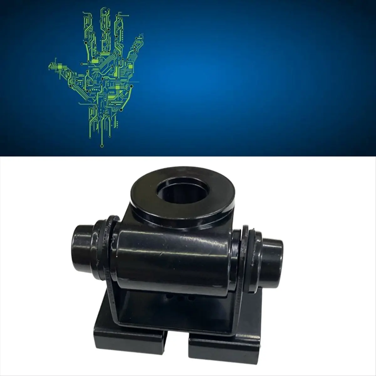 ABUQ nuevo soporte de montaje de Clip de antena de coche soporte de fijación de montaje de antena de Radio de coche para Radio CB de coche Radio Ham negro