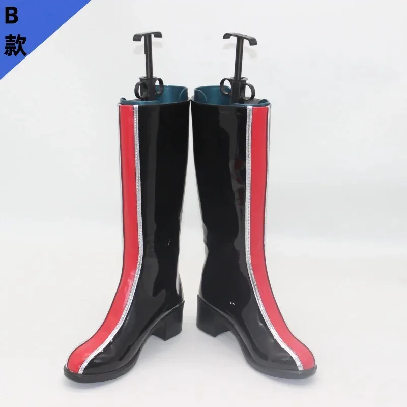 

2025 11 Rumi Cosplay Shoes Red Boots Props Game KPop Demon Hunters Huntrix Role Play Performance Halloween Christmas Carnival Sh