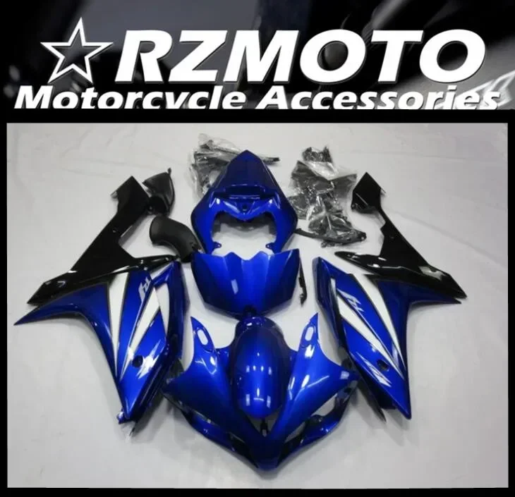 

4Gifts New ABS Motorcycle Whole Fairings Kit Fit for YAMAHA YZF - R1 2007 2008 07 08 Bodywork Set Custom Blue