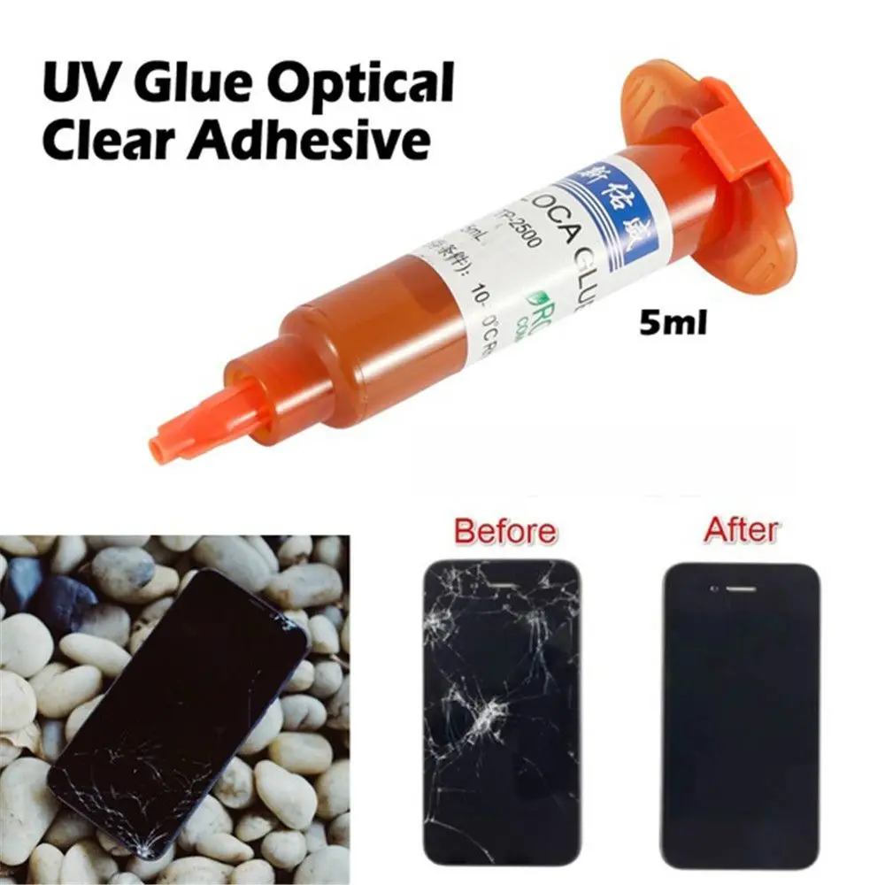 Cell Phone DIY LCD Optical Touch Screen Repair Clear Adhesive Phone Repair Tool UV Glue