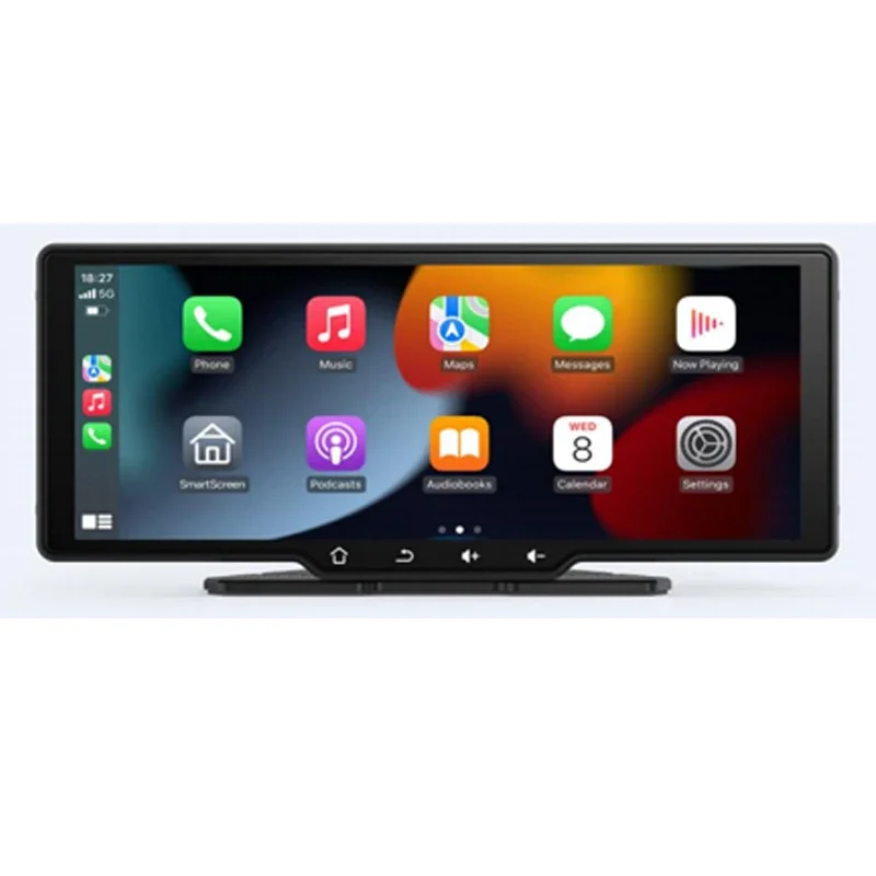 

PND 10,26 дюймовый беспроводной carplay android Авто GPS навигационный экран портативный умный автостерео