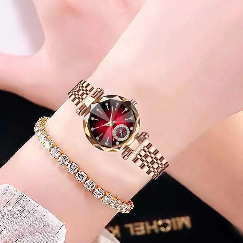 Nuevo Reloj de cuarzo para Mujer, Reloj de pulsera para Mujer, Relojes de cuero para Mujer, Reloj para Mujer, Reloj para Mujer, Zegarek Damski, triangulación de envíos