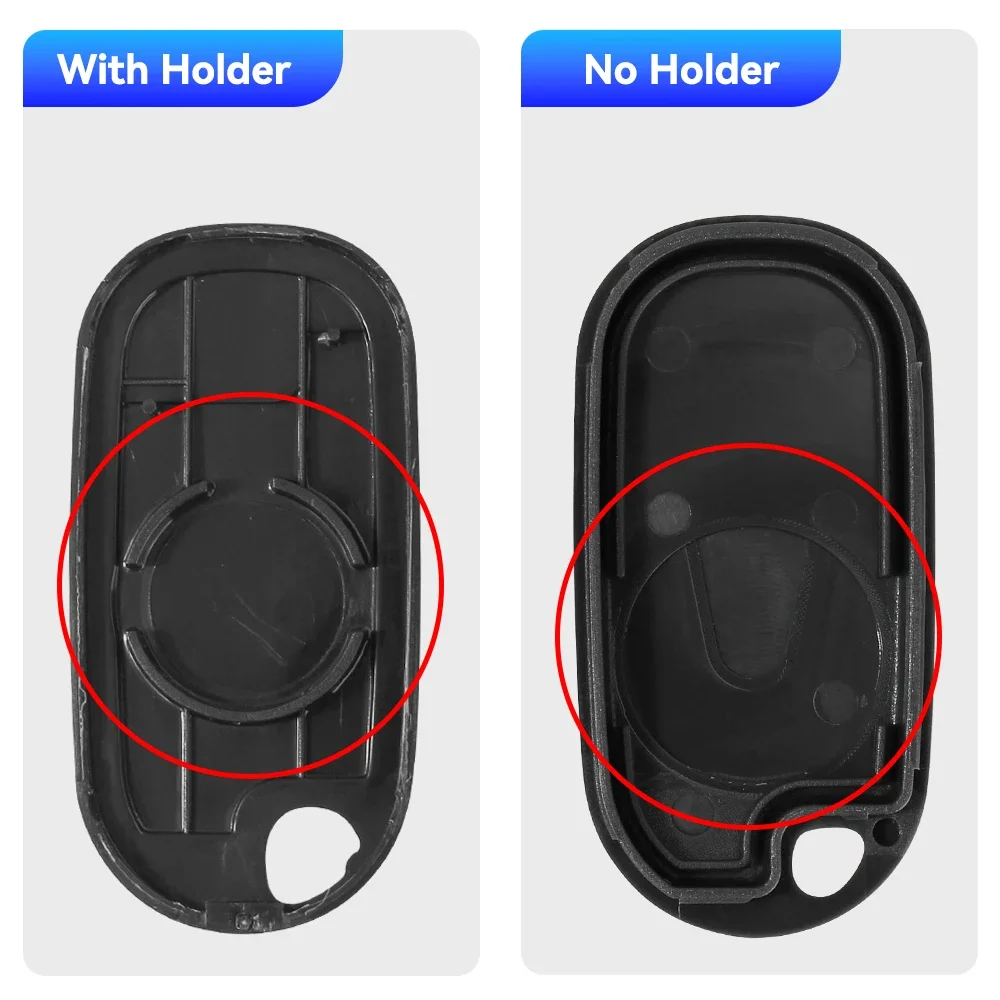 KEYYOU 2/3/4 Buttons Smart Car Remote Key Shell Fob Case for Honda Accord Acura TL 1998 1999 2000 2001 2002 2003