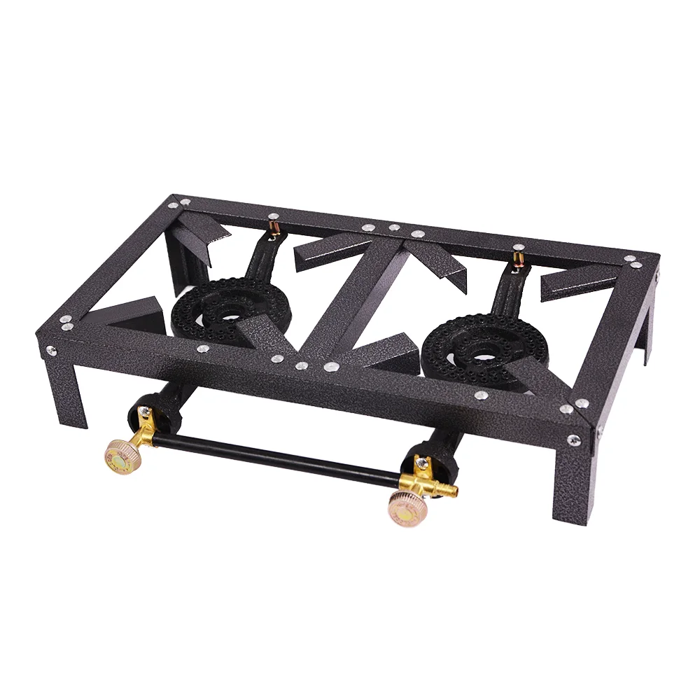 C02B gas cooker 2 burners for household and commercial gas cookers Easy to assemble cast iron