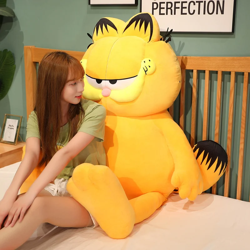 Big Size originale MINISO Garfield Fat Cat bambola di pezza Kawaii Garfield gattini peluche Kawaii Kid che accompagna il sonno regalo di natale