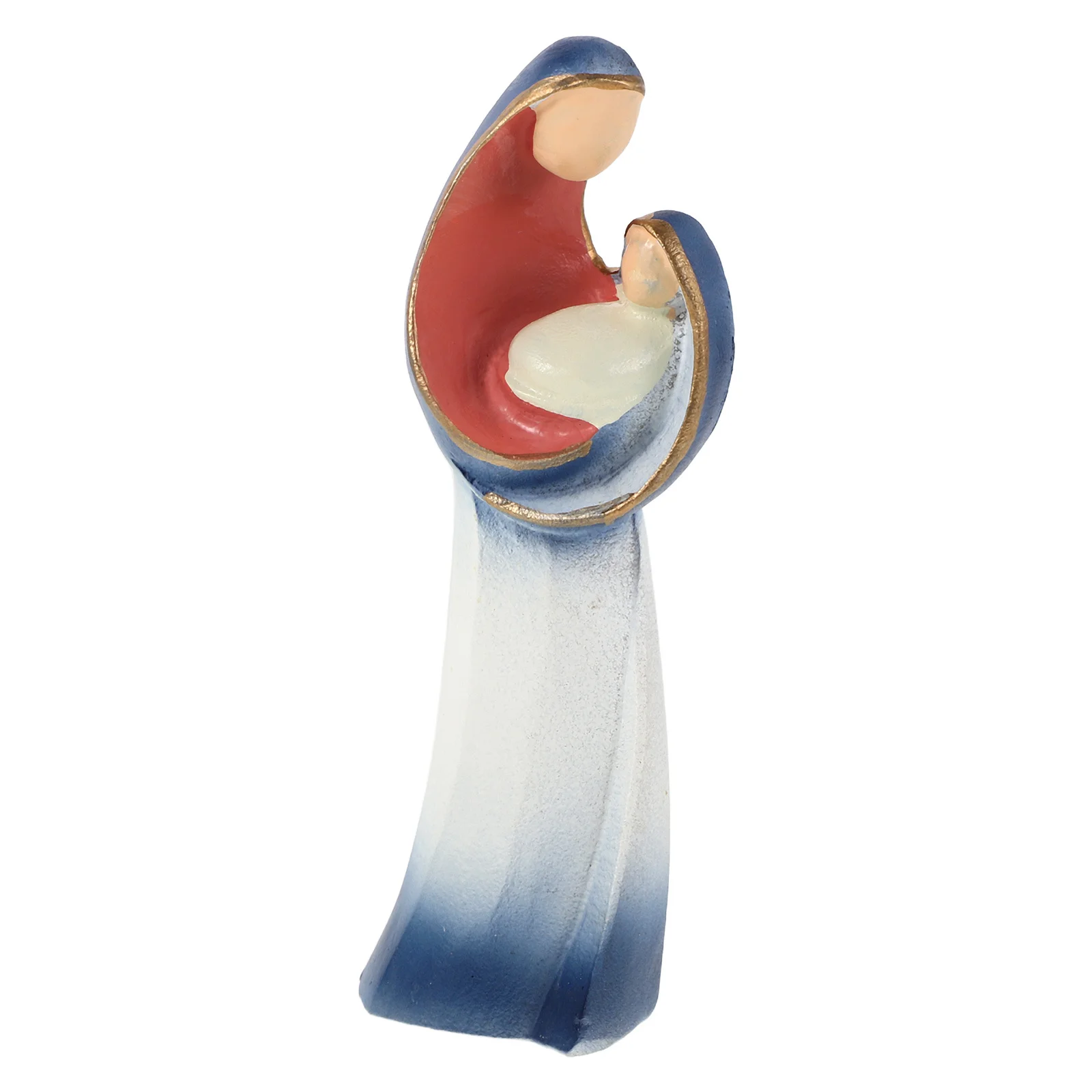 

Nativity Scene Jesus Resin Sculpture Creative Holiday Home Decoration Religious Ornament Tabletop Decor Elegant Faith Symbol