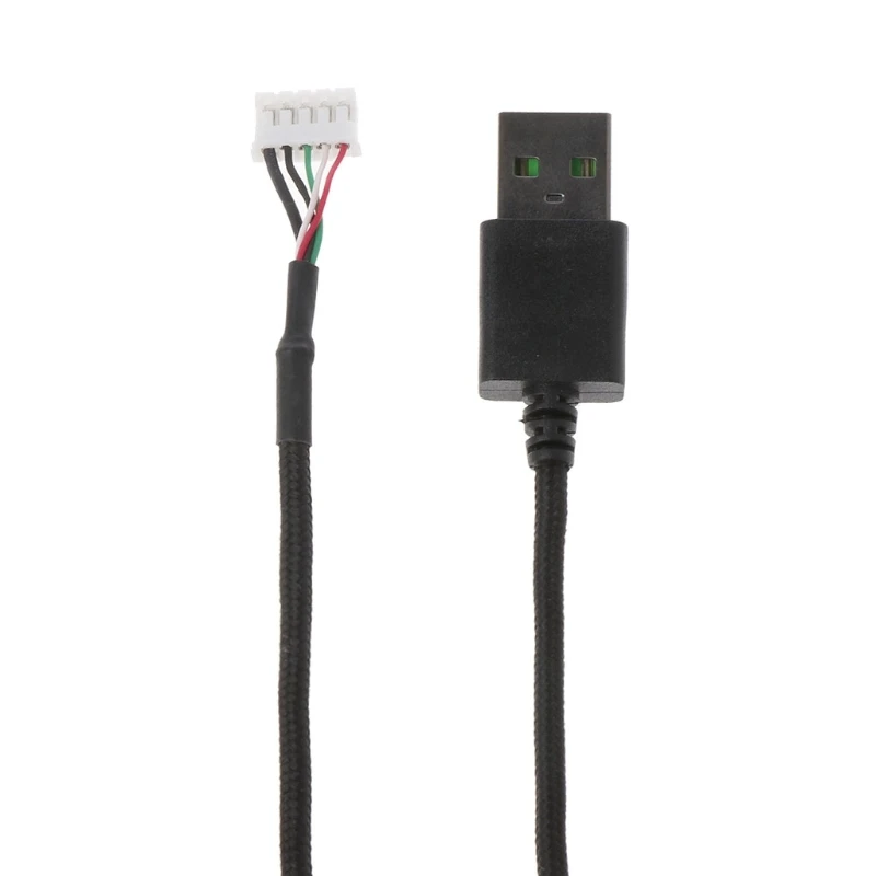 

F3KE New USB Mouse Cable/Line/Wire DeathAdder Elite Mice Gold-plated for Head Durable and Long