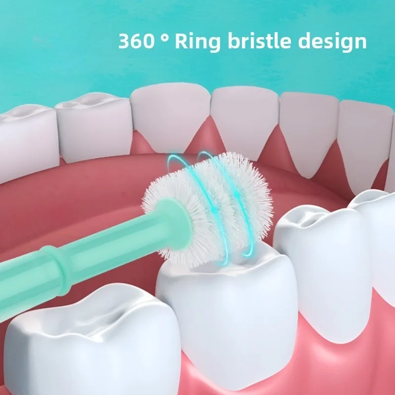 

Kids 360 Toothbrush for Babies 1-6 Years Old Infant Training Toothbrush with Dupont Soft Bristles Baby Toothbrushes Dental Care