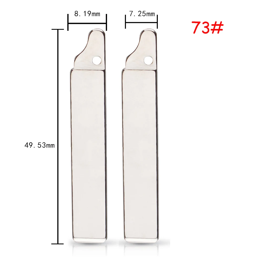 KEYYOU 10 шт. 72 # VA2 VA2T 73 # HU83 оригинальная флип-лезвие для ключа заднего вида для Peugeot 307 407 для Citroen для Renault
