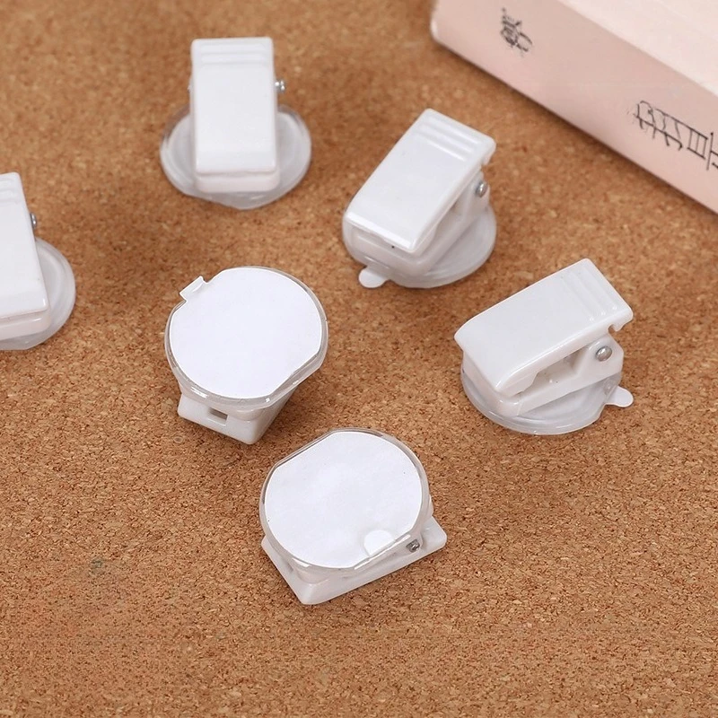 Food Storage Notes - Mini Rotating Acrylic Clips Plastic Self-Adhesive