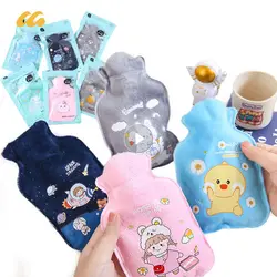 150ml Lovely Cartoon Hand Po Warm Water Bottle Mini Hot Water Bottles Portable Hand Warmer Girls Pocket Hand Feet Hot Water Bags