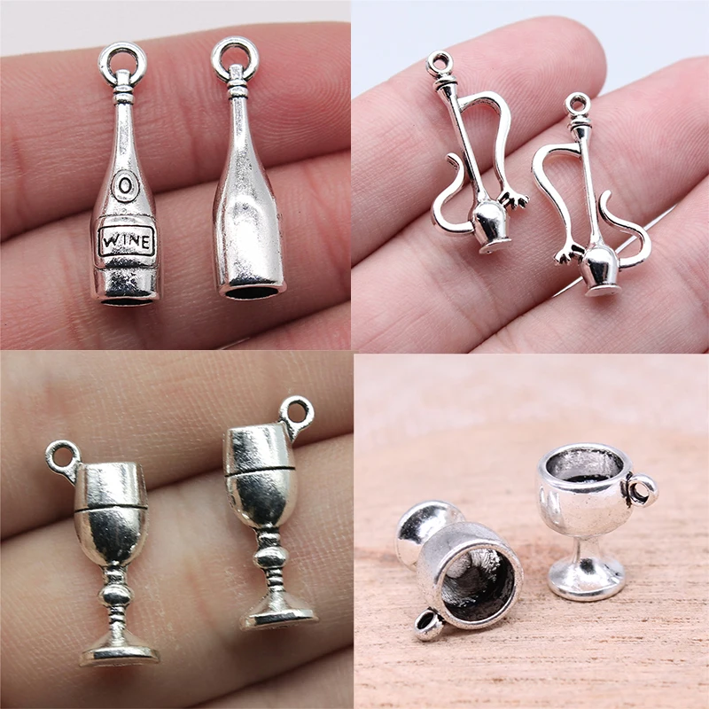 Mini Wine Bottle Opener/Goblet/Pot Miniature Corkscrew Model  For OB11 BJD Doll House Kitchen Decoration Dollhouse Accessories