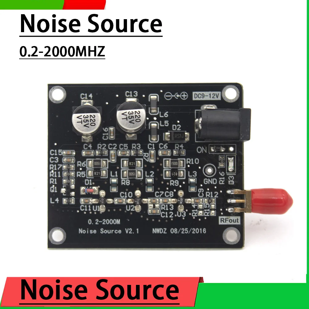 0.2-2000Mhz Noise source Spectrum tracking source Signal Generator DC 12V for HAM radio amplifier Filter Standing wave bridge