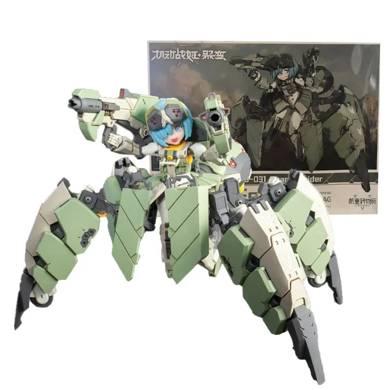 Original Anime Defense Spider Feidy Mobile Suit Girl AG-031 Anime Action Figure Assembly Model Toys Ornaments Gifts for Children