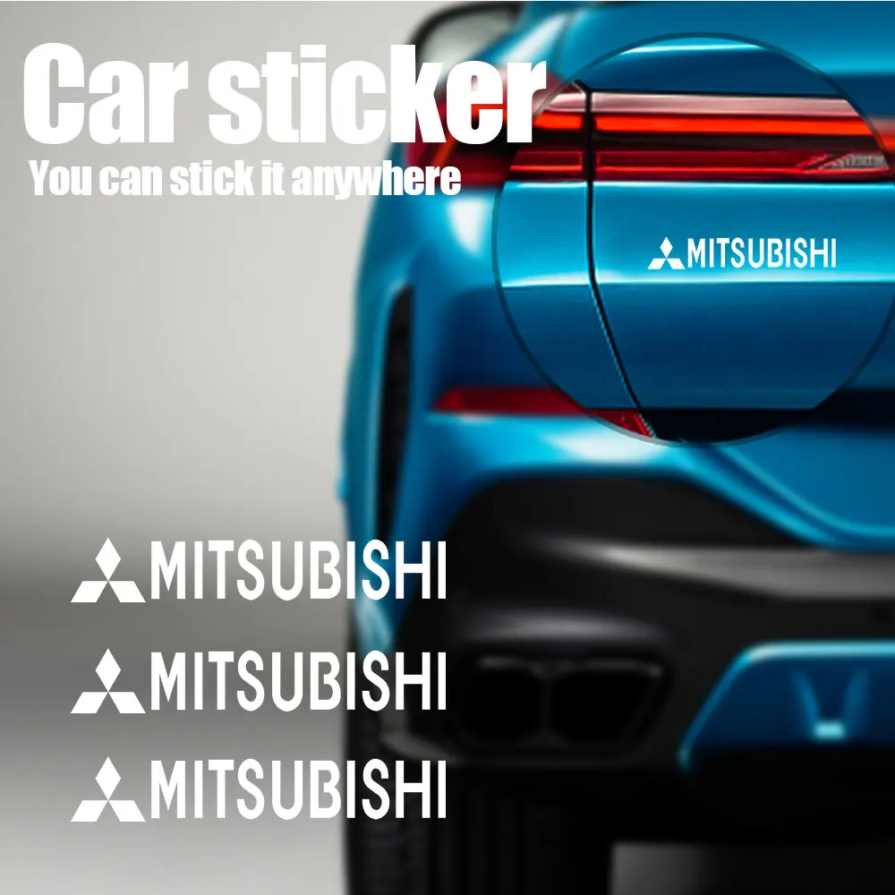 

4 шт., наклейка на кузов автомобиля из ПВХ, автоаксессуары для Mitsubishi Ralliart Lancer Outlander ASX Competition Pajero V73 l200 Colt