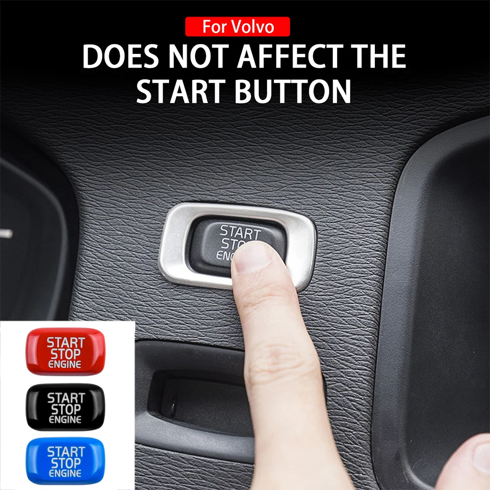 Car Engine Start Button Replace Cover Stop Swtich Key Decor Car Styling For Volvo V40 V60 S60 XC60 S80 V50 V70 XC70