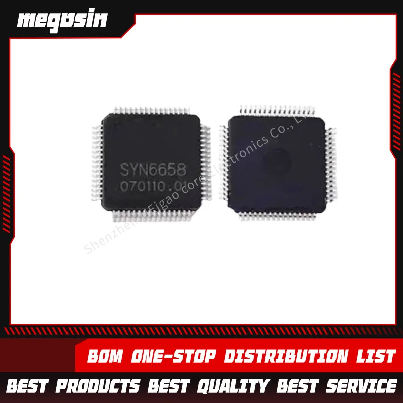 1PCS/LOT SYN6658 6658 LQFP64 Video and audio interface chip