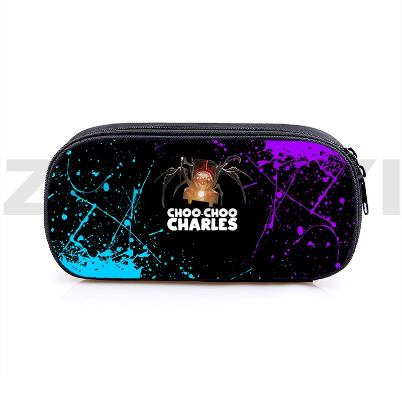 

Новинка, косметичка Choo-Choo Charles, косметичка 3D Choo Charles, косметичка для осмотра, выделенные пеналы для карандашей, офисные принадлежности
