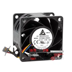 new Delta 6038 PFR0612XHE DC 12V 3.30A ultra violent strong air flow high speed axial fan