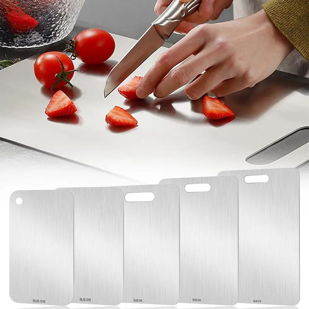 Stainless Steel Cutting Board Anti-mold Cut Vegetables Meat Chopping Board Thickened Cooking Tools Vegetable Cutting Board