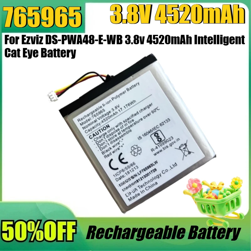 New 765965 3.8V 452…