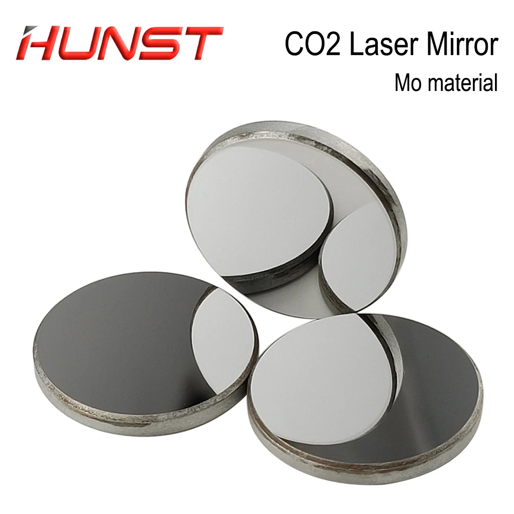 HUNST 3pcs/Lot CO2 Mo Mirror Diameter 20mm 25mm 30mm  Laser Reflective Molybdenum Lens For Engraving and Cutting Machine