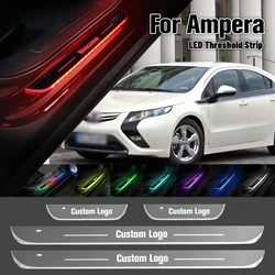 Per Opel Ampera 2011-2023 luce davanzale della portiera dell'auto Logo personalizzato LED 2014 2016 2019 2020 soglia di benvenuto accessori per lampade a pedale