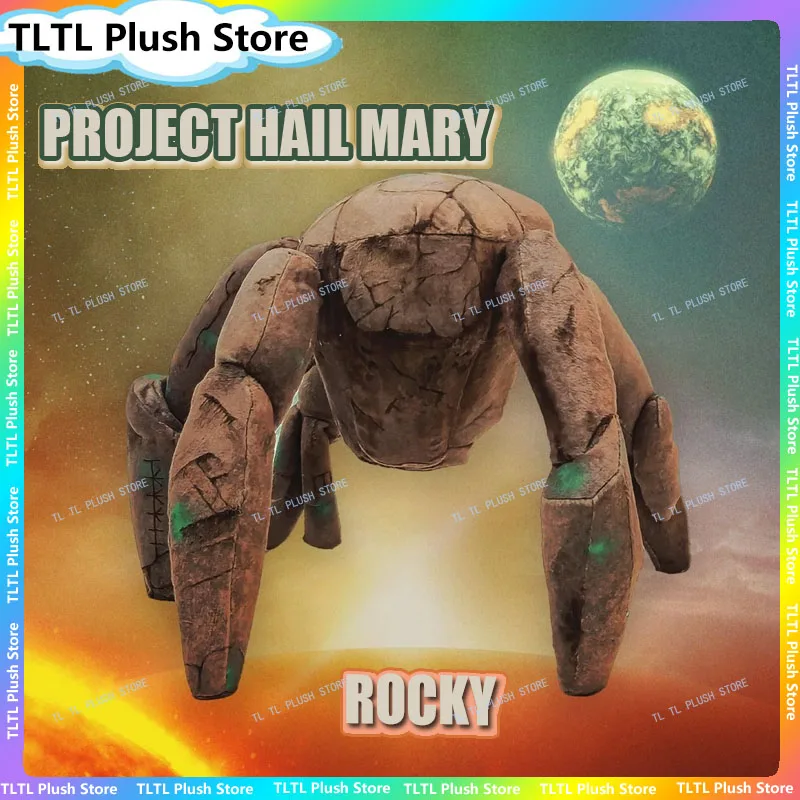 

Плюшевая игрушка Project Hail Mary Rocky Alien: мягкая коллекционная кукла по мотивам фильма для детей и взрослых, декор для дома и спальни, компаньон