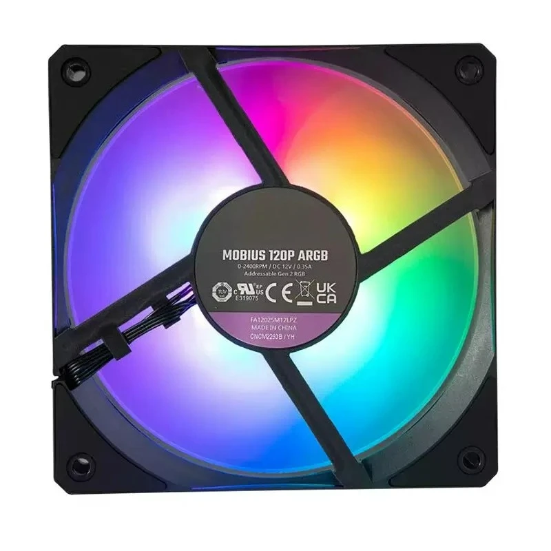 for Cooler Master for Mobius 120 ARGB Case Fan